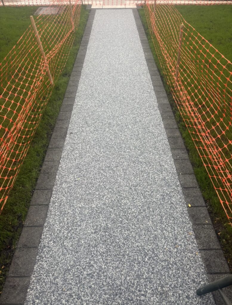 Resin bound paths in Anglesey and Gwyned